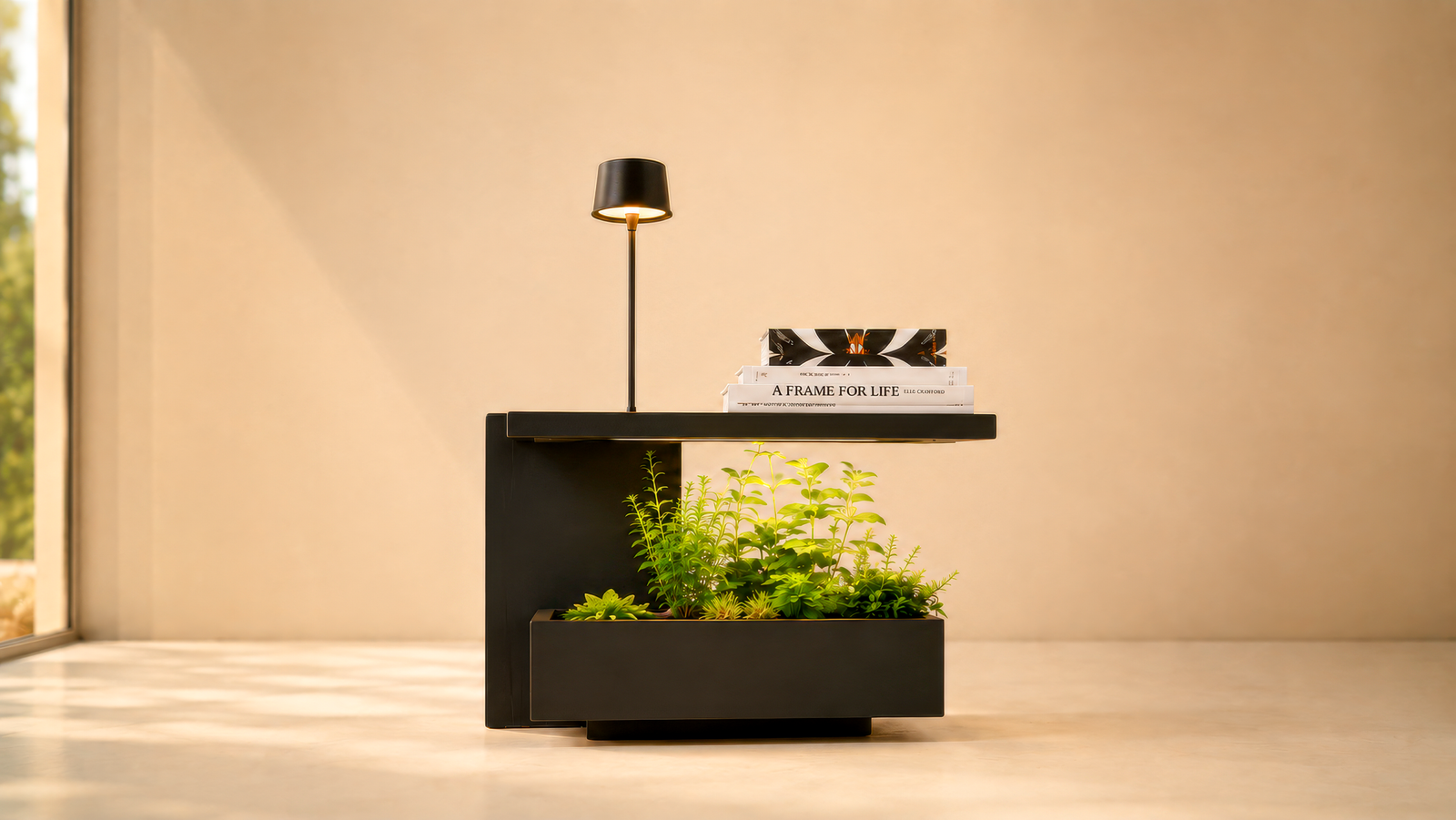 Pluk One – Plant table Black